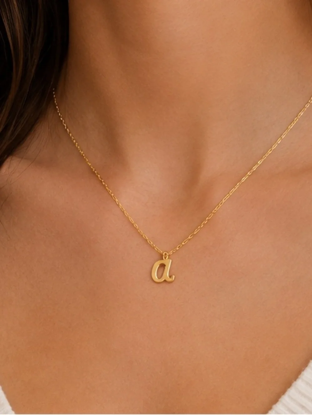 💚 Kate Spade New York “a” Initial Necklace – Gold